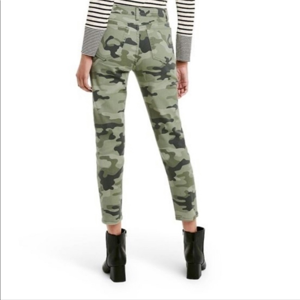 Nili Lotan army print jeans